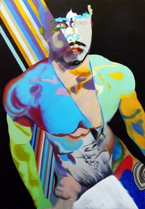 Ritratto: Teseo, atto 3, 2020 (olio su tela) da Benoit Erwann Boucherot