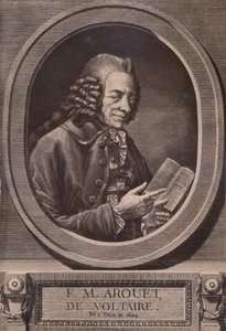 Voltaire, scrittore e filosofo francese, XVIII secolo 1894 da Benoit Louis Henriquez