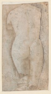Schizzo di Scultura Classica del Tipo Venere Pudica da Benozzo Gozzoli