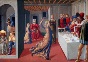 La festa di Erode e la decapitazione di San Giovanni Battista da Benozzo Gozzoli
