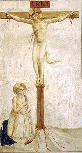 Crocifissione con San Domenico da Benozzo di Lese di Sandro Gozzoli