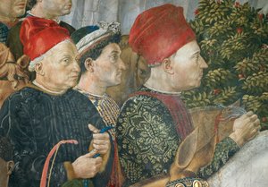 Processione dei Re Magi a Betlemme da Benozzo di Lese di Sandro Gozzoli