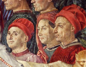 Processione dei Re Magi a Betlemme da Benozzo di Lese di Sandro Gozzoli