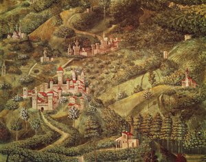 Il viaggio dei Re Magi a Betlemme da Benozzo di Lese di Sandro Gozzoli