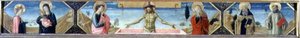 Il matrimonio mistico di Santa Caterina, Cristo risorto e Sant