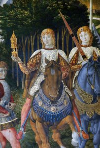 La Processione dei Magi (dettaglio) da Benozzo di Lese di Sandro Gozzoli