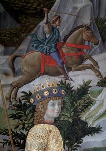 Il viaggio dei Magi (dettaglio) da Benozzo di Lese di Sandro Gozzoli