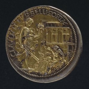 Medaglia che Raffigura una Figura Allegorica, 1533 da Benvenuto Cellini