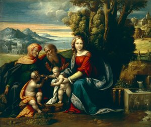 Sacra Conversazione da Benvenuto Tisi da Garofalo