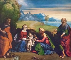 Sacra Famiglia con Sant