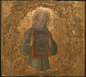 San Bernardino, forse 1474 da Benvenuto di Giovanni
