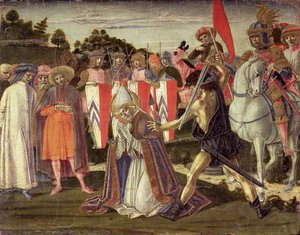Il martirio di San Fabiano da Benvenuto di Giovanni