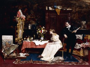 Presentando il suo ritratto, 1883 da Berci de Karlovszkyn