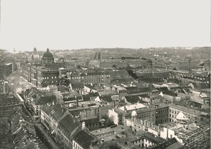Panorama della città di Berlino, Germania, 1895