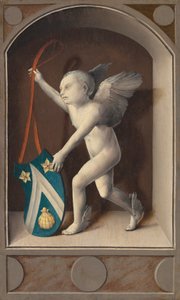 Putto con le armi di Jacques Coëne [retro], c. 1513 da Bernaert van Orley