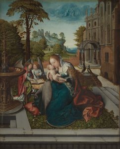 Vergine e Bambino con angeli, ca. 1518 da Bernard van Orley