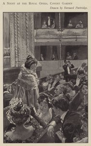 Una notte alla Royal Opera, Covent Garden, Londra da Bernard (after) Partridge