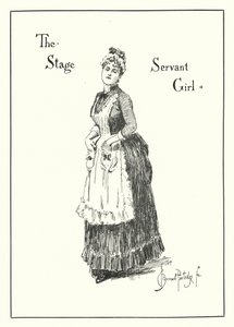 La serva di scena (incisione)
