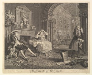 Matrimonio alla moda, Piatto II, 1 aprile 1745