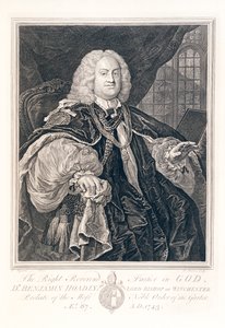 Ritratto del Dr. Benjamin Hoadly, Vescovo di Winchester da Bernard Baron