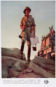 Mr. G. M. Haardt, capo della spedizione Citroën attraverso l