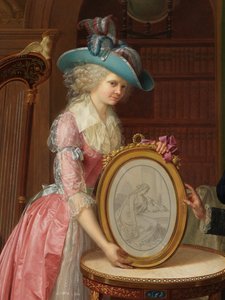 (dettaglio) del Ritratto della famiglia Villers da Bernard Duvivier