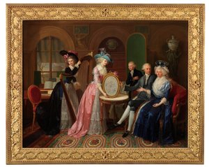 Ritratto della famiglia Villers da Bernard Duvivier