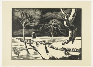 Paesaggio invernale, folio