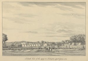 Vista meridionale del campo su Hampton Court Green