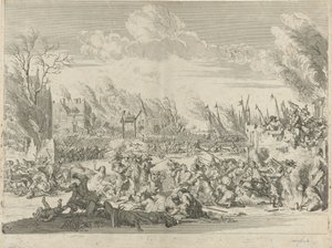 Crudeltà francesi a Bodegraven e Zwammerdam, 1672 da Bernard Picart (workshop of)