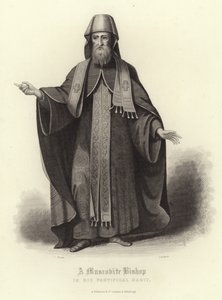Un vescovo moscovita nel suo abito pontificale da Bernard Picart