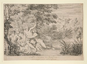 Biblis trasformata in fontana da Bernard Picart