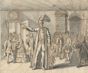 Il gigante Cajanus a Haarlem da Bernard Picart