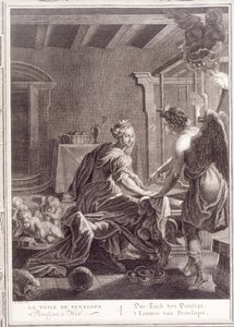 Penelope al Suo Telaio, 1731 da Bernard Picart