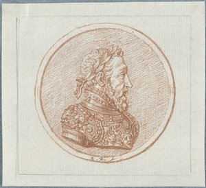Ritratto di Re Enrico II di Francia, seconda metà del XVII secolo da Bernard Picart