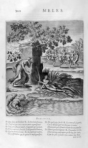 Fiume Meles, 1615 da Bernard Picart