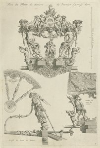 Carrozza di gala del duca di Ossuna, 1713 da Bernard Picart
