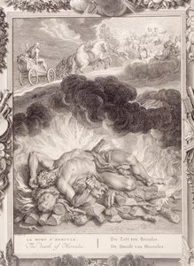 La morte di Ercole da Bernard Picart