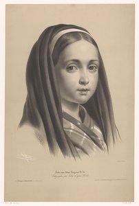 Ritratto di ragazza da Bernard Romain Julien