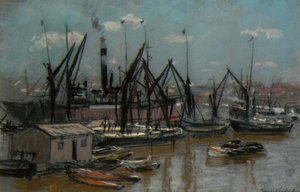 Scena di Porto da Bernard Sickert