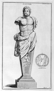Giove, 1757 da Bernard de Montfaucon