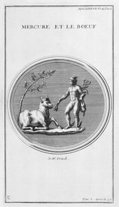 Mercurio e il Bue, 1757 da Bernard de Montfaucon