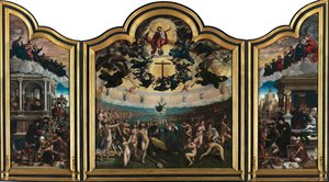 Il Giudizio Universale e le Sette Opere di Misericordia da Bernard van Orley