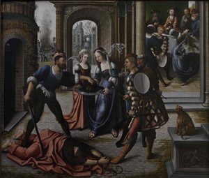 Il martirio di San Giovanni Battista da Bernard van Orley