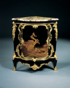 Una delle due encoignures di Luigi XV, c.1750 da Bernard van Risenburgh II