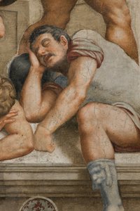 Controfacciata, Bernardino Gatti, Resurrezione 1529, (dettaglio) da Bernardino Gatti