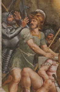Controfacciata, Bernardino Gatti, Resurrezione 1529, (dettaglio)
