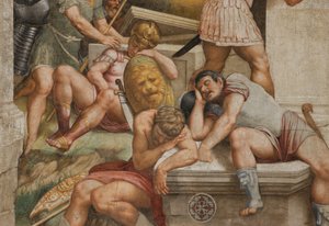 Controfacciata, Bernardino Gatti, Resurrezione 1529, (dettaglio) da Bernardino Gatti