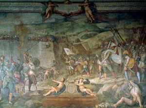 Battaglia di Bona tra genovesi e turchi, 16 settembre da Bernardino Barbatelli Poccetti