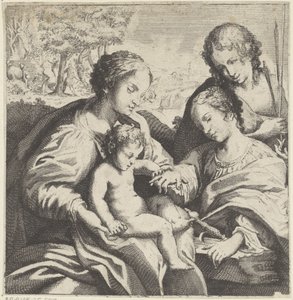 Il matrimonio mistico di Santa Caterina da Bernardino Capitelli
